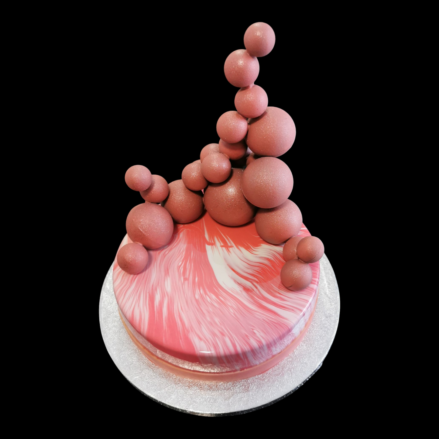 Baubles cake design
