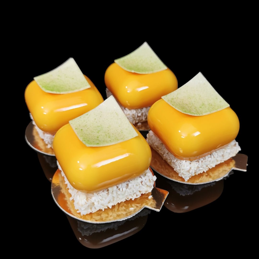 Mango & Mint mini cake - Caketopia - Box of 4