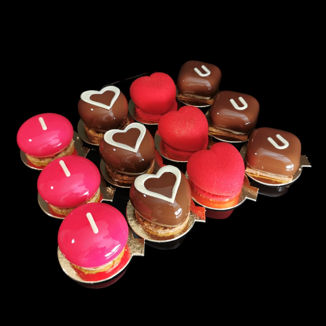 Valentine's cakes selection boxes