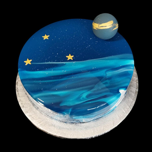 Blue night - Cake design - Caketopia - 7" (serves up to 10)