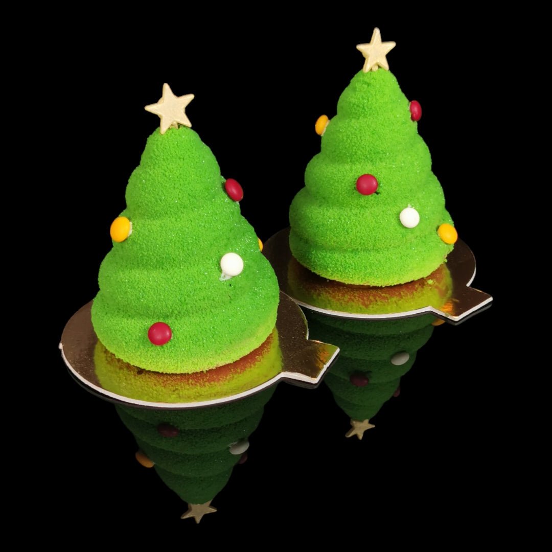 Chocolate Christmas Tree mini - cake - Caketopia - Box of 2