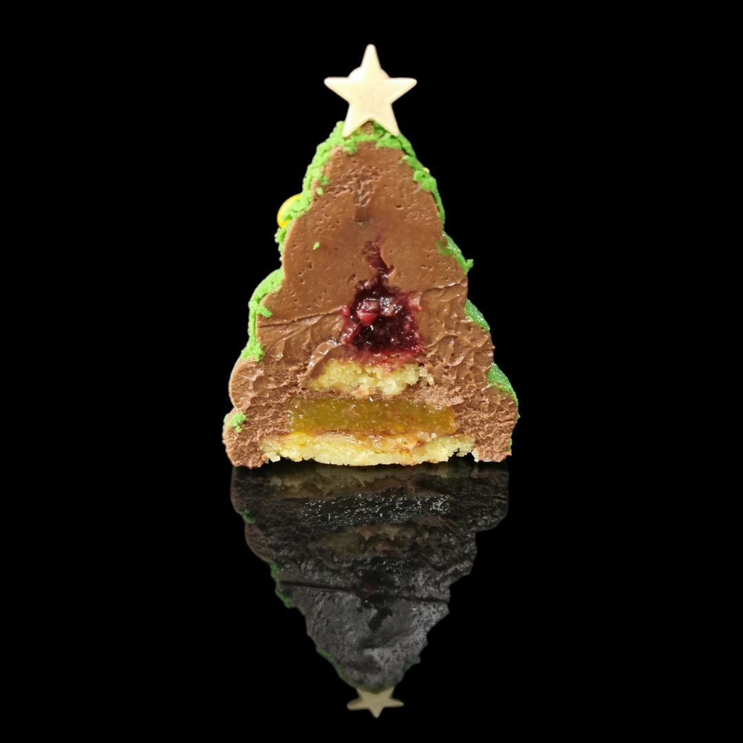 Chocolate Christmas Tree mini - cake - Caketopia - Box of 2