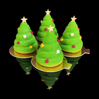 Chocolate Christmas Tree mini-cake.