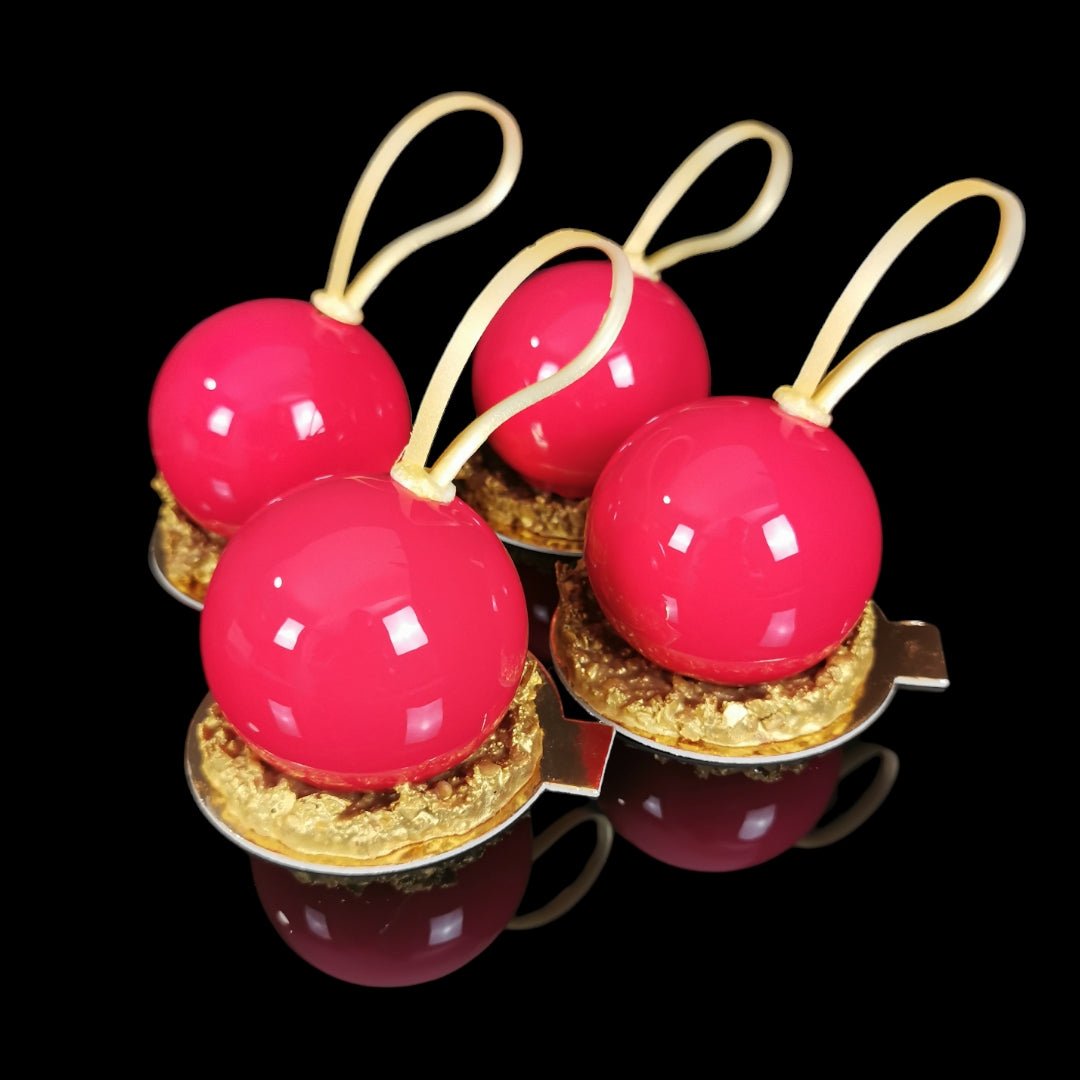 Christmas Bauble mini - cake - Caketopia - Box of 4