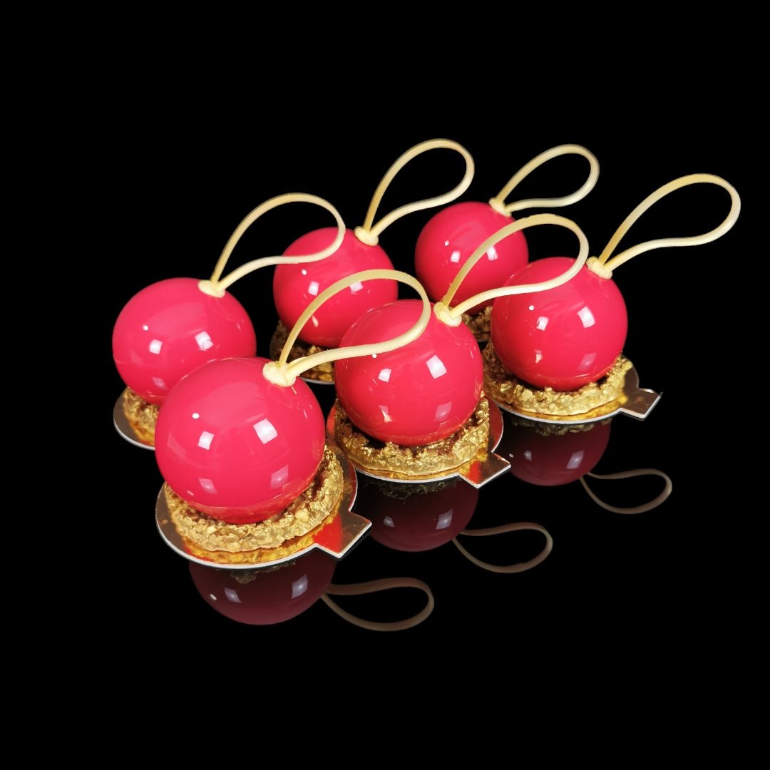 Christmas Bauble mini - cake - Caketopia - Box of 6