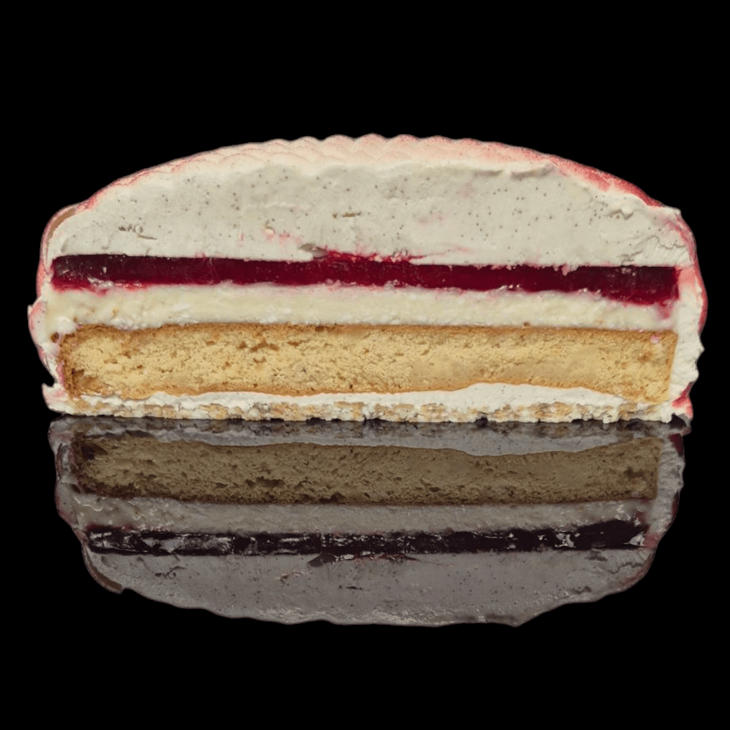 Coconut & Raspberry Entremet - Caketopia - 7" (serves up to 10)