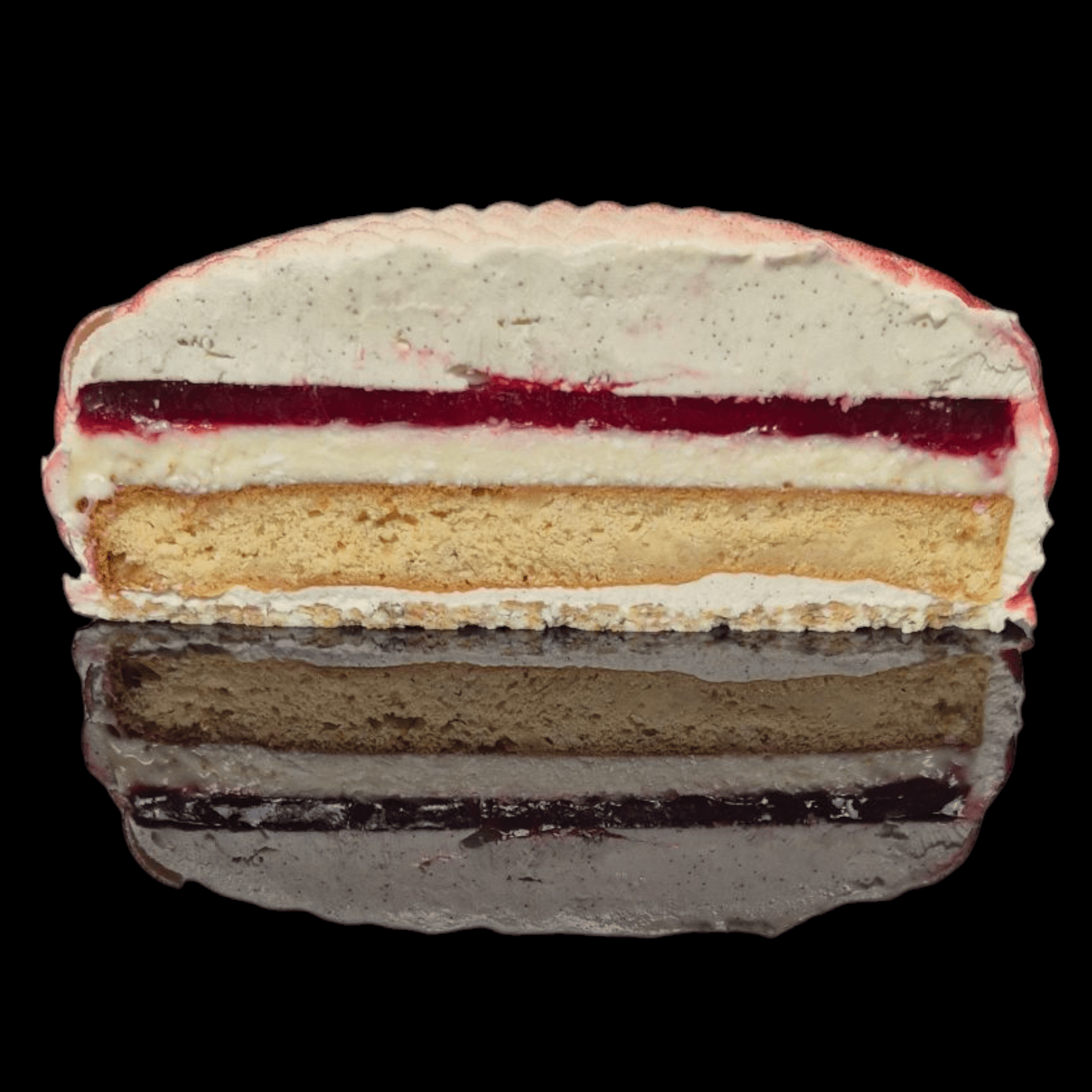 Coconut & Raspberry Entremet - Caketopia - 7" (serves up to 10)