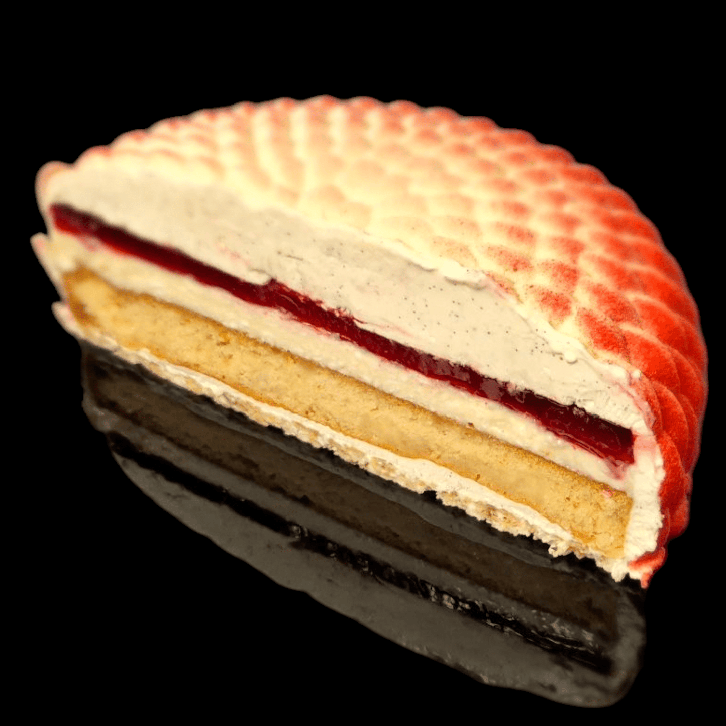 Coconut & Raspberry Entremet - Caketopia - 7" (serves up to 10)