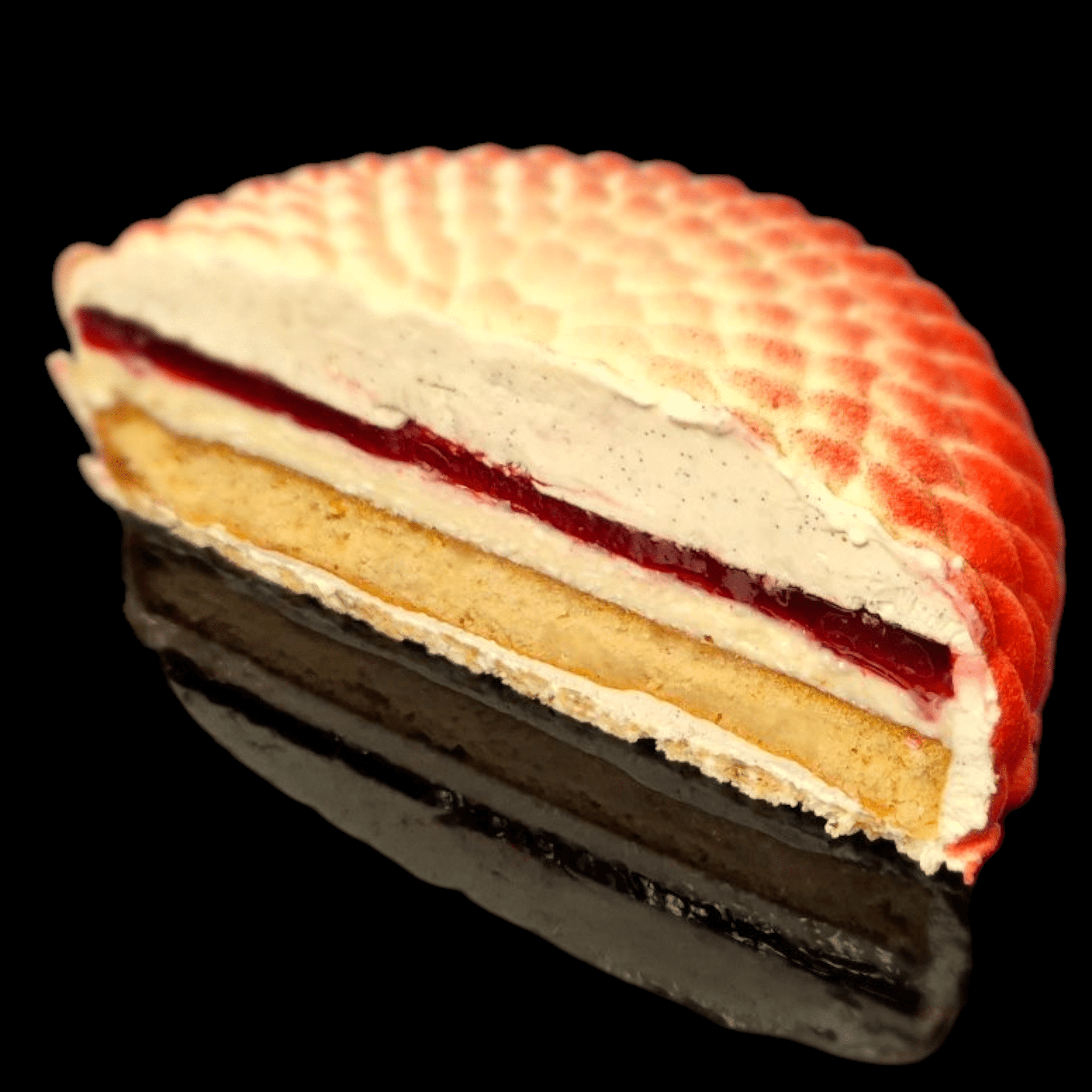 Coconut & Raspberry Entremet - Caketopia - 7" (serves up to 10)