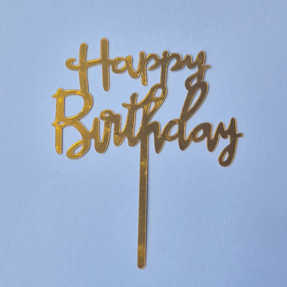 Happy Birthday Cake Topper - Caketopia - Design 3