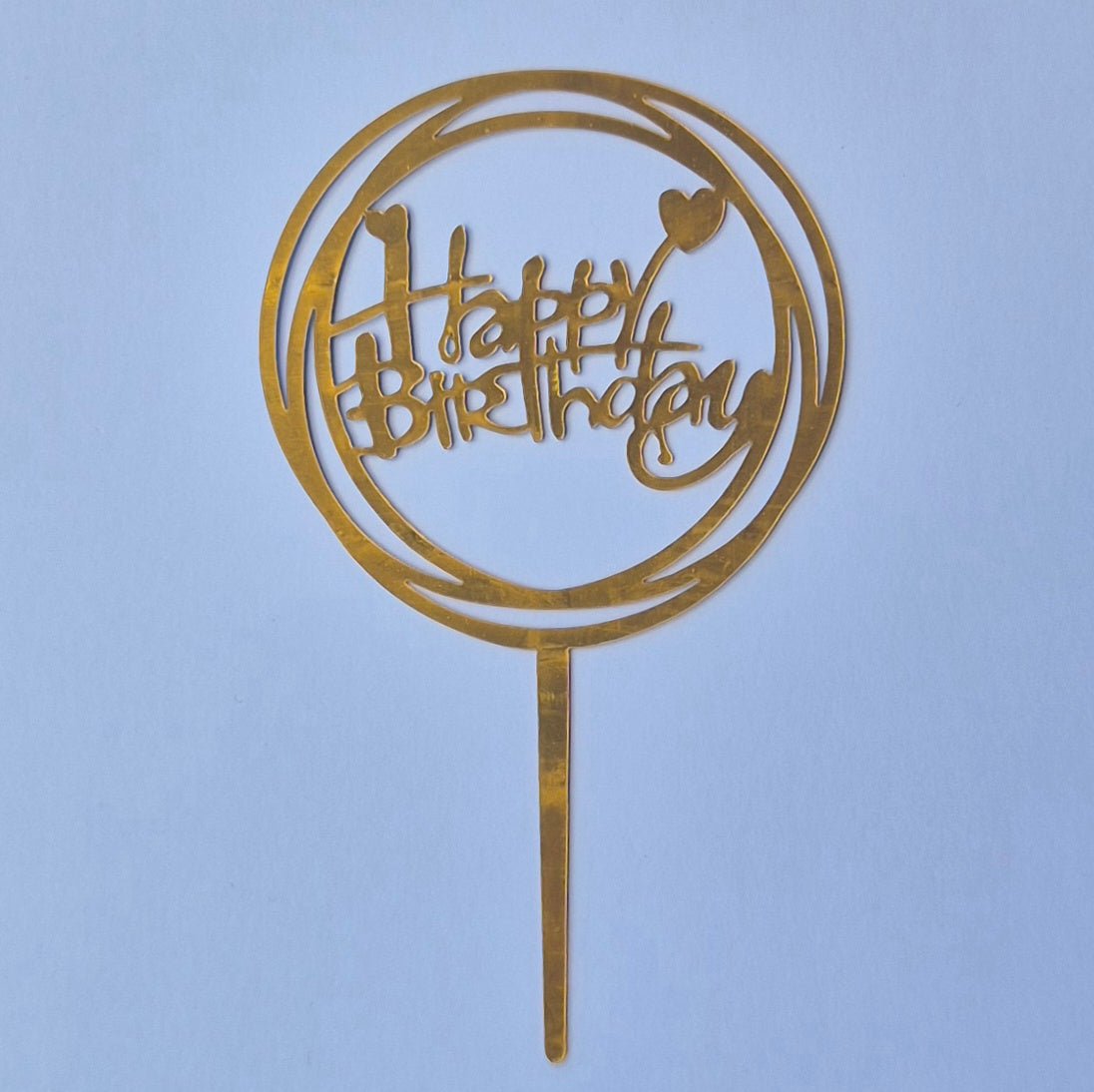 Happy Birthday Cake Topper - Caketopia - Design 2