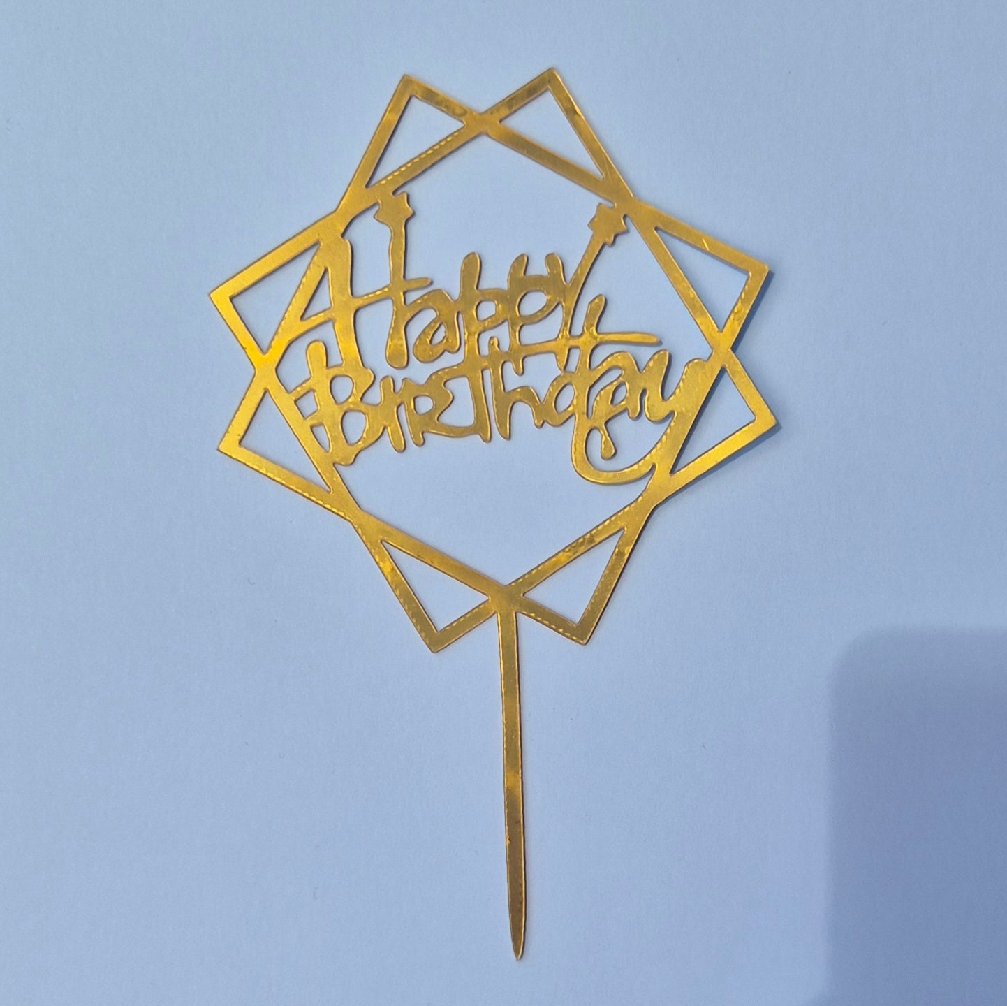 Happy Birthday Cake Topper - Caketopia - Design 4