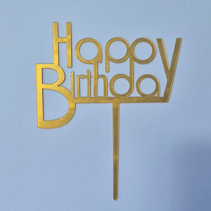 Happy Birthday Cake Topper - Caketopia - Design 5