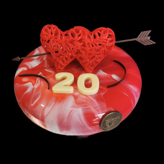 Interlaced - Anniversary Cake Design - Caketopia - 7" (serves up to 10)