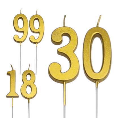 Numbers Birthday Candles - Caketopia - 1