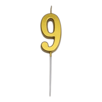 Numbers Birthday Candles - Caketopia - 9